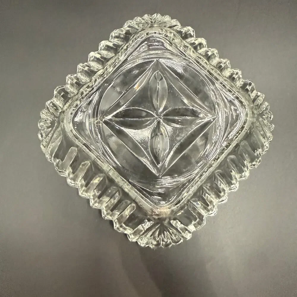 vintage clear glass 6